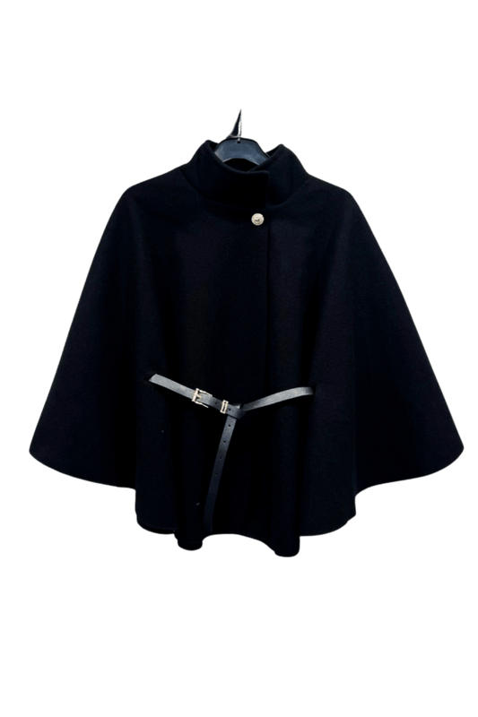 Poncho ceinturé moderne | Valentina™