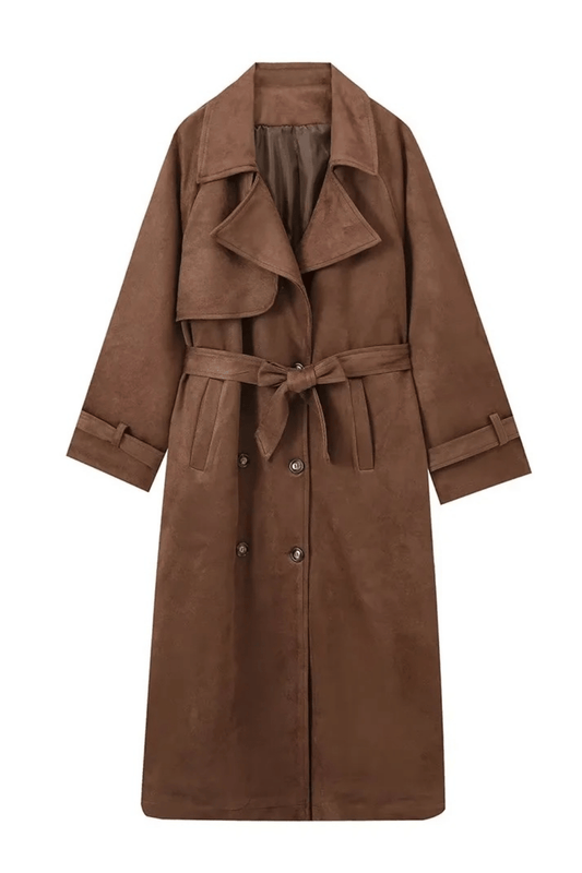 Trench-Coat luxe en suédine | Molly™